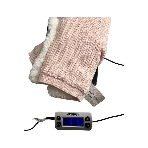 Tommy Bahama Sweater Jacket Size 3-6M Pink Herringbone Sherpa Lined Bunny Ears - Picture 10 of 10